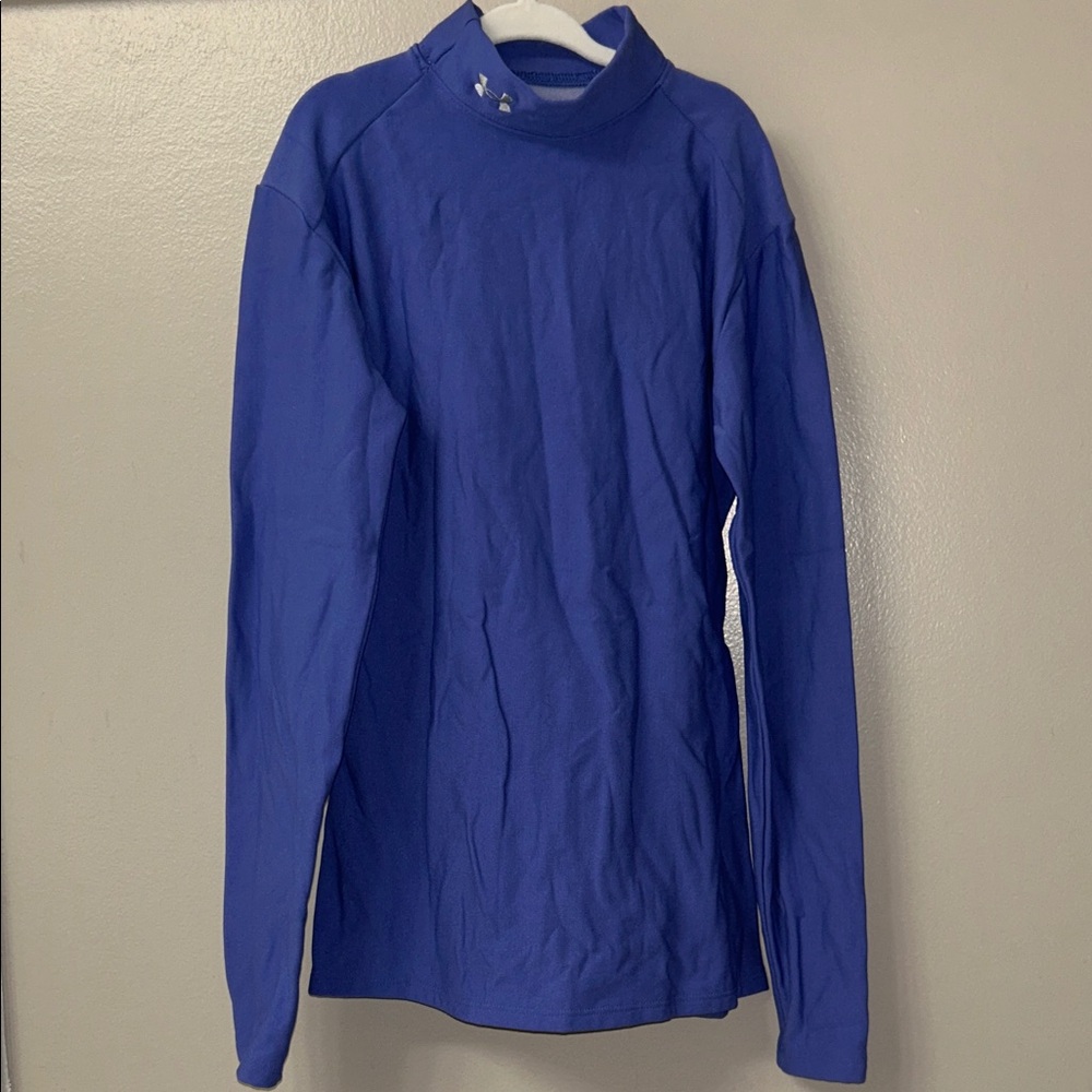 Under Armour Women's Blue Long Sleeve Cold Gear Top